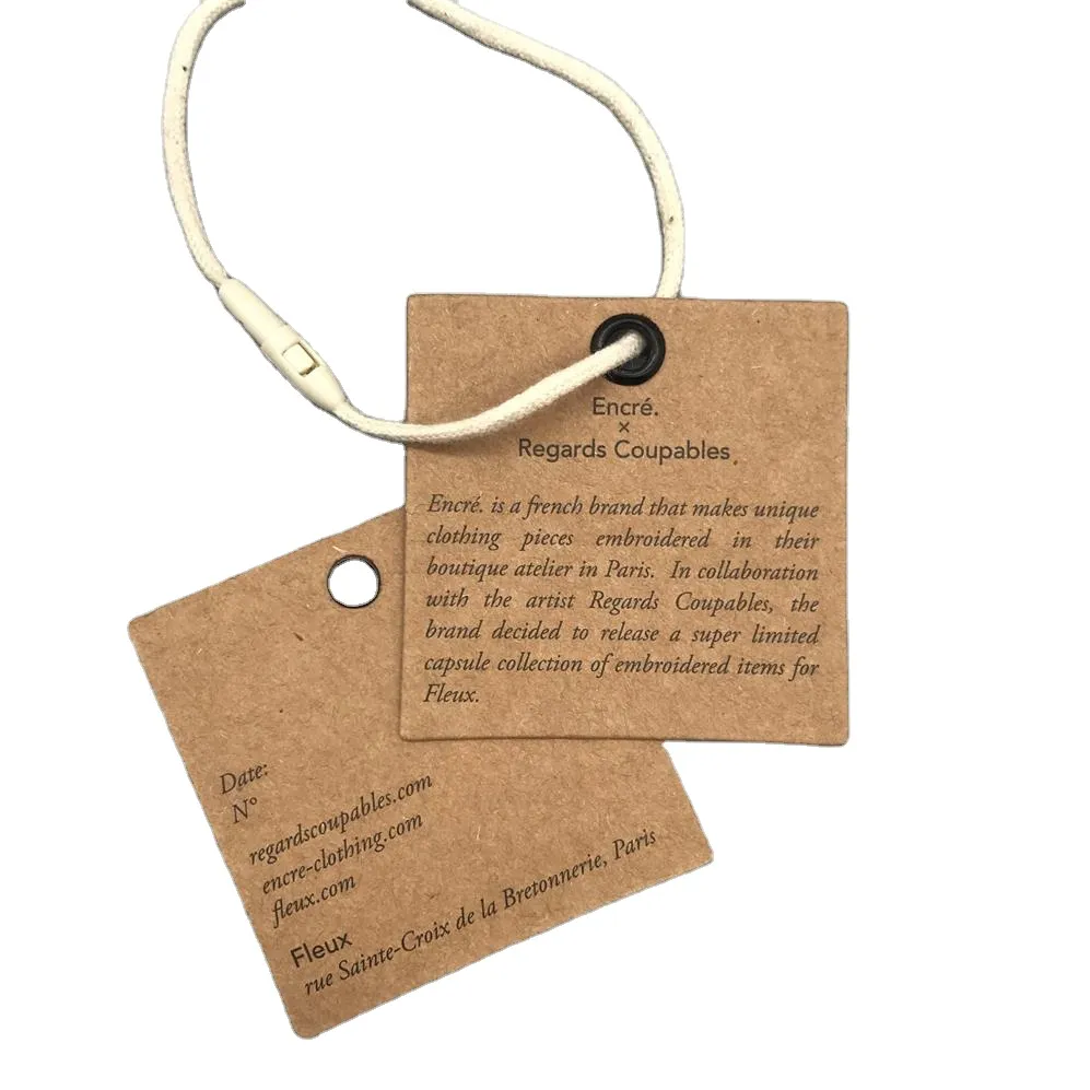 Kraft paper tag 3